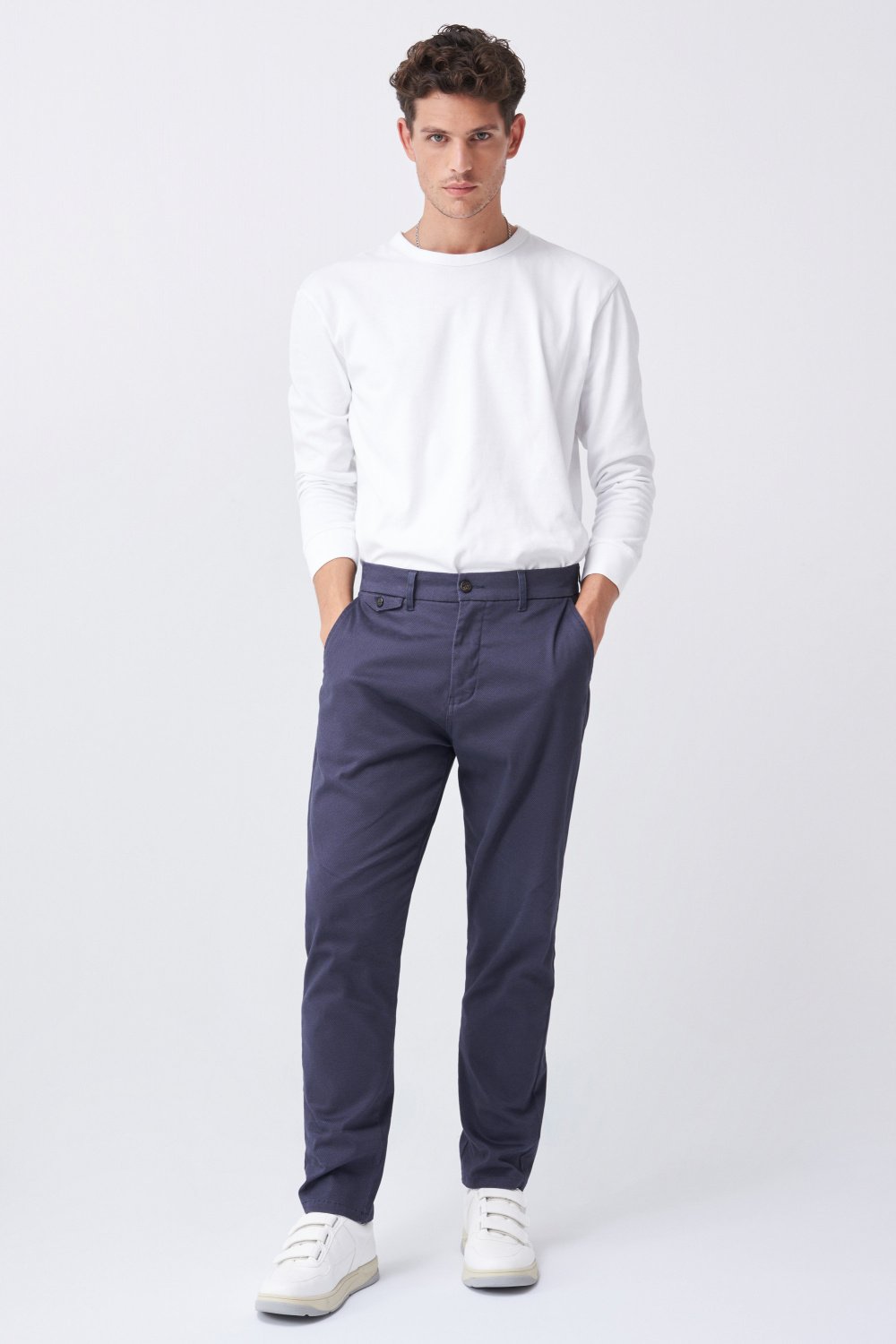 Slim trousers with S-Repel - Salsa