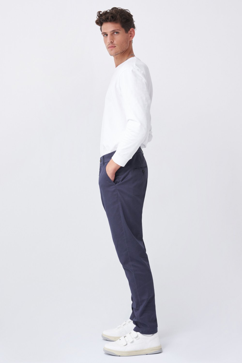 Slim trousers with S-Repel - Salsa