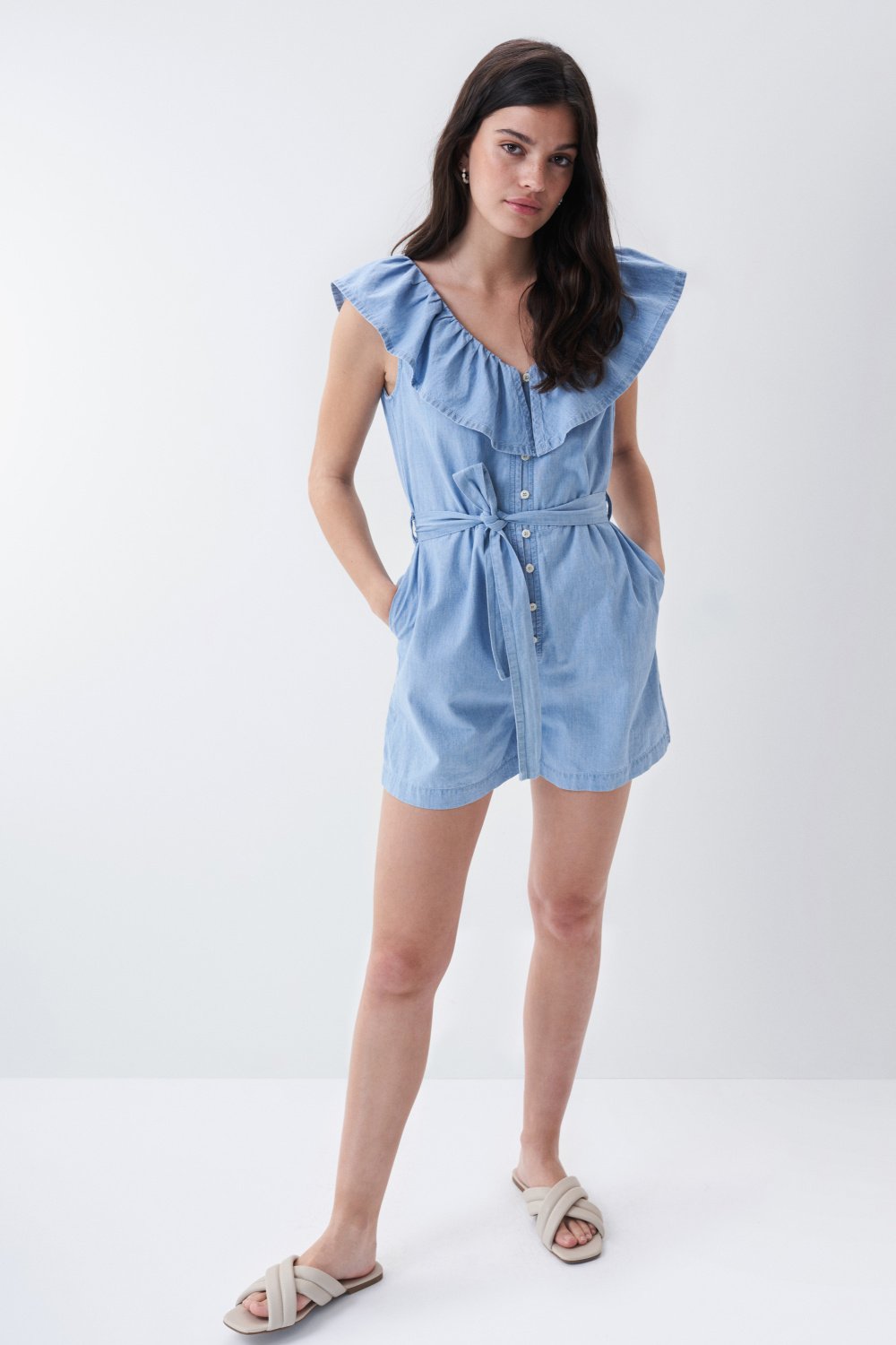 Jumpsuit with ruffles - Salsa