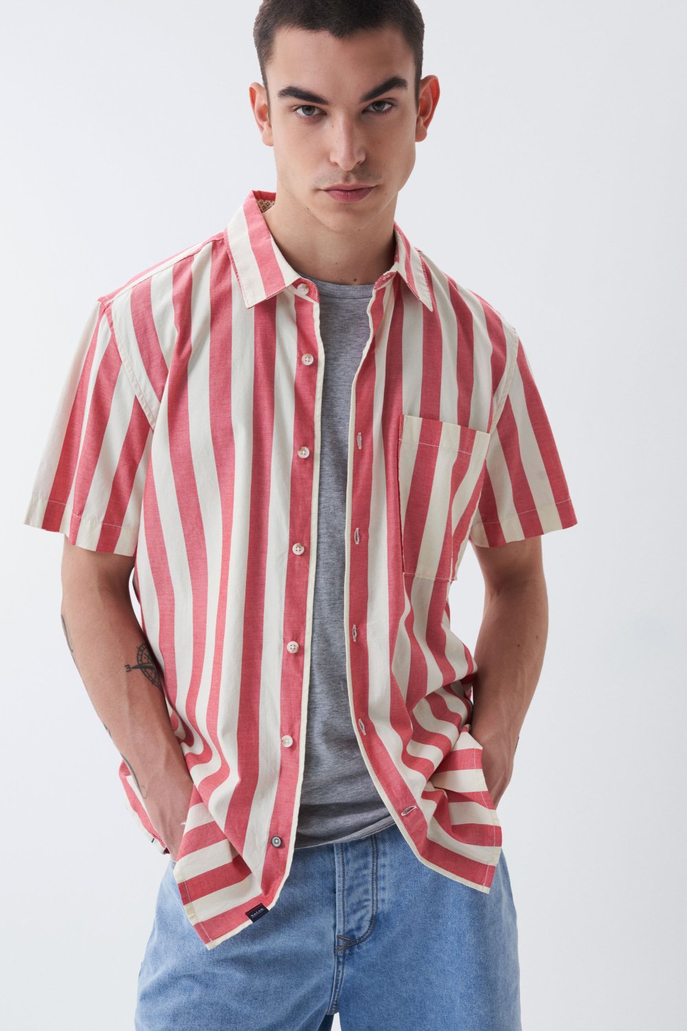 Shirt with broad stripes - Salsa