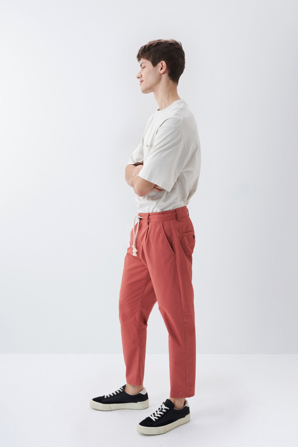 Tapered Chino-Hose, mit S-Repel - Salsa