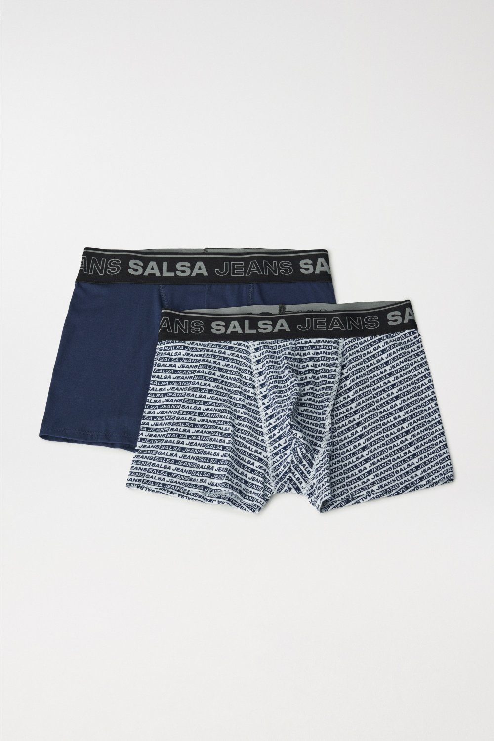 Pack de deux boxers, 1 avec logo Salsa + 1 uni - Salsa