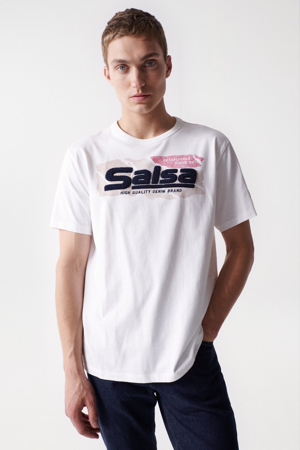 T-SHIRT WITH SALSA NAME AND DESIGN - Salsa