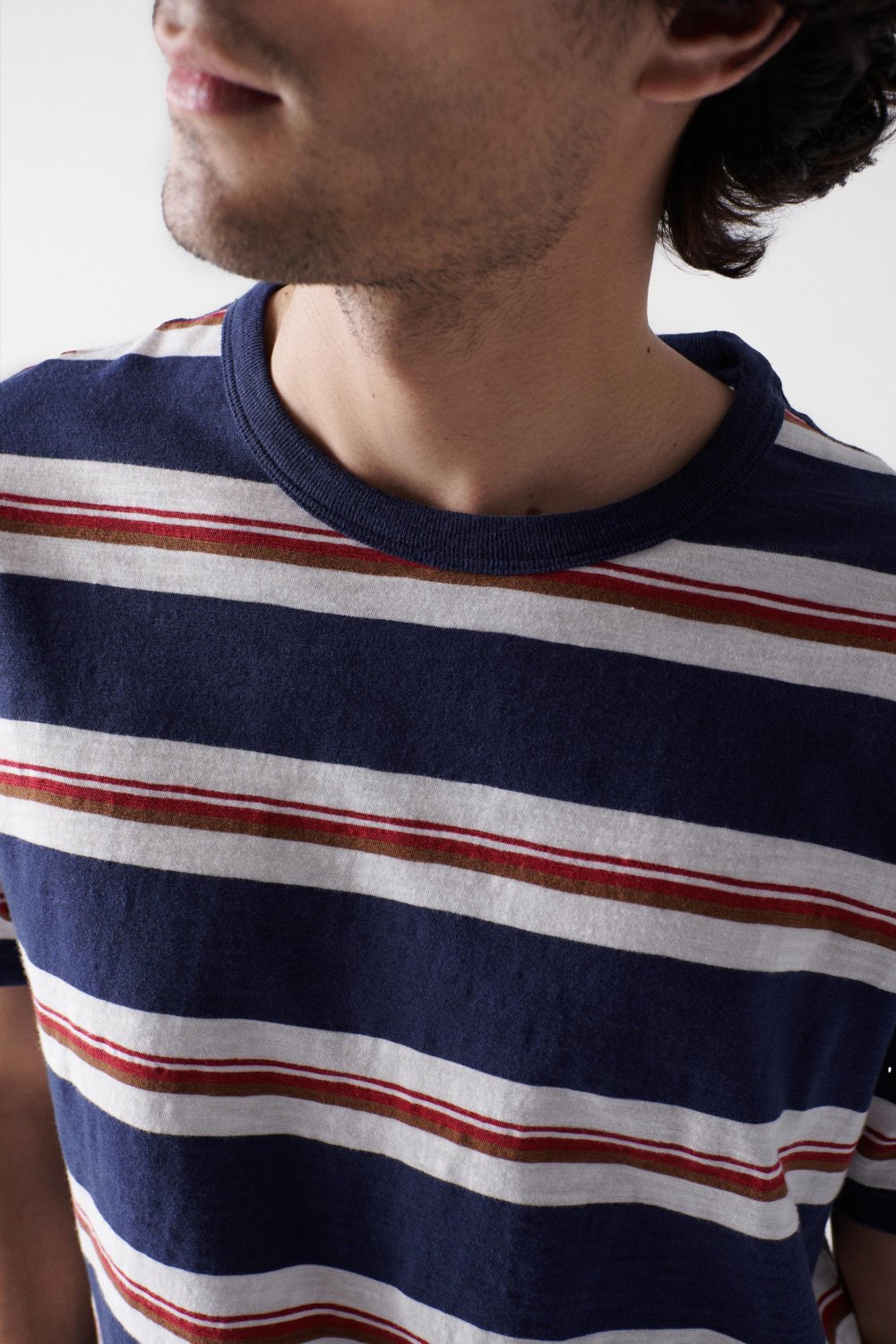 T-shirt with all-over stripe print - Salsa