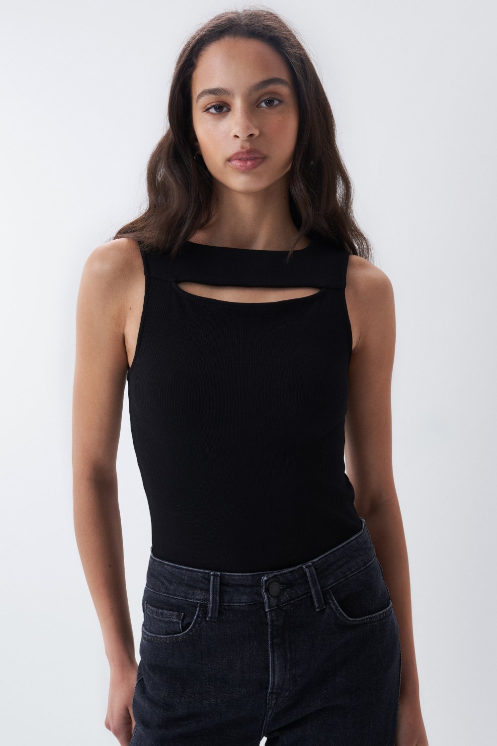 Basic bodysuit with cut-out - Salsa