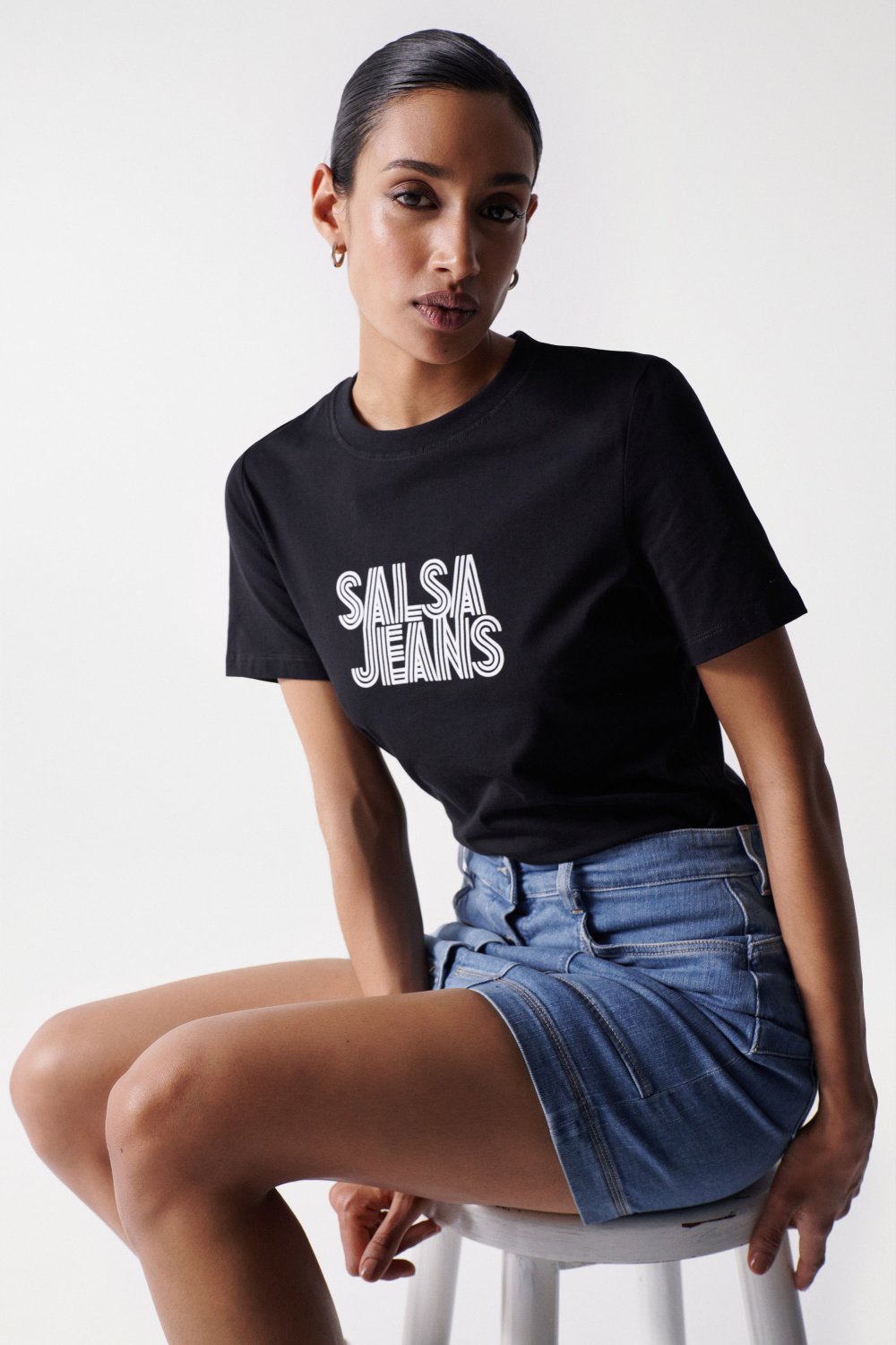 T-Shirt mit Markenaufdruck - Salsa