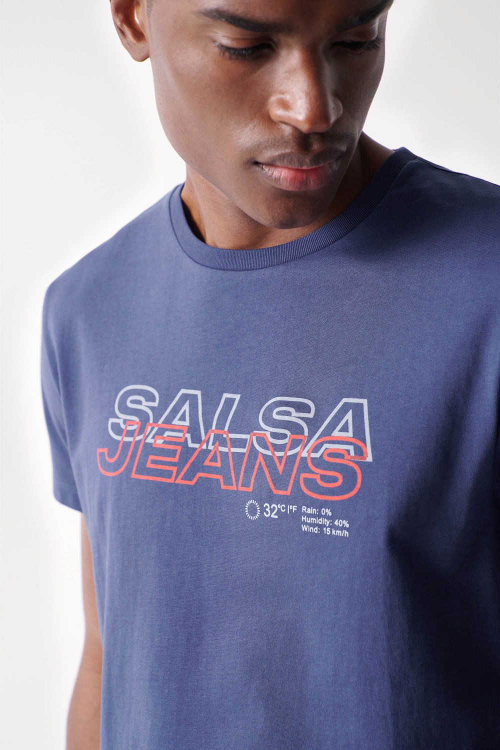 T-Shirt com estampado de branding - Salsa