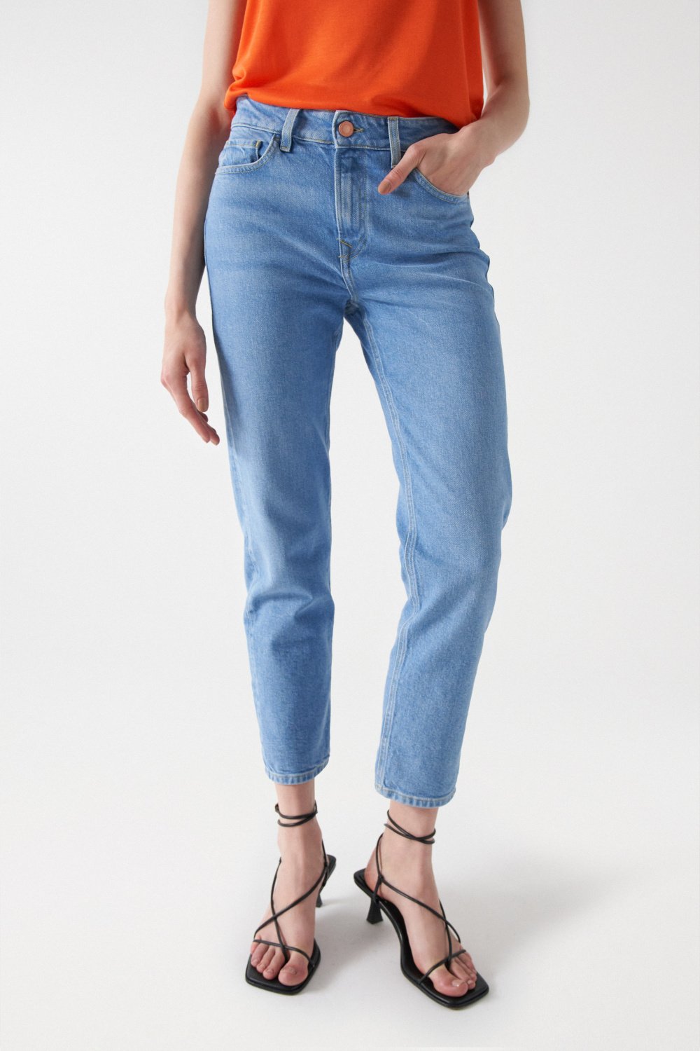 True cropped slim jeans - Salsa