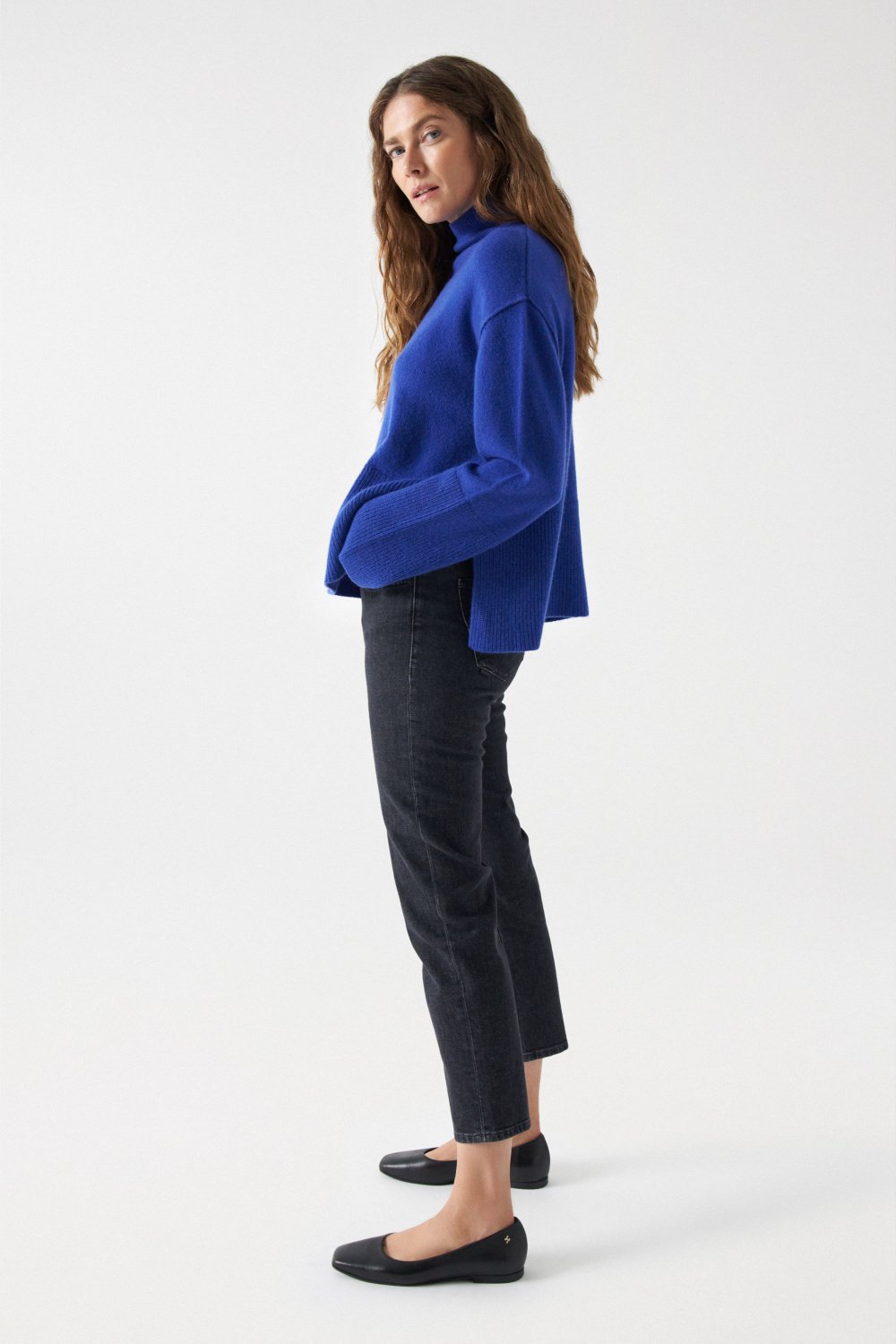 WOOL JUMPER WITH CASHMERE - Salsa