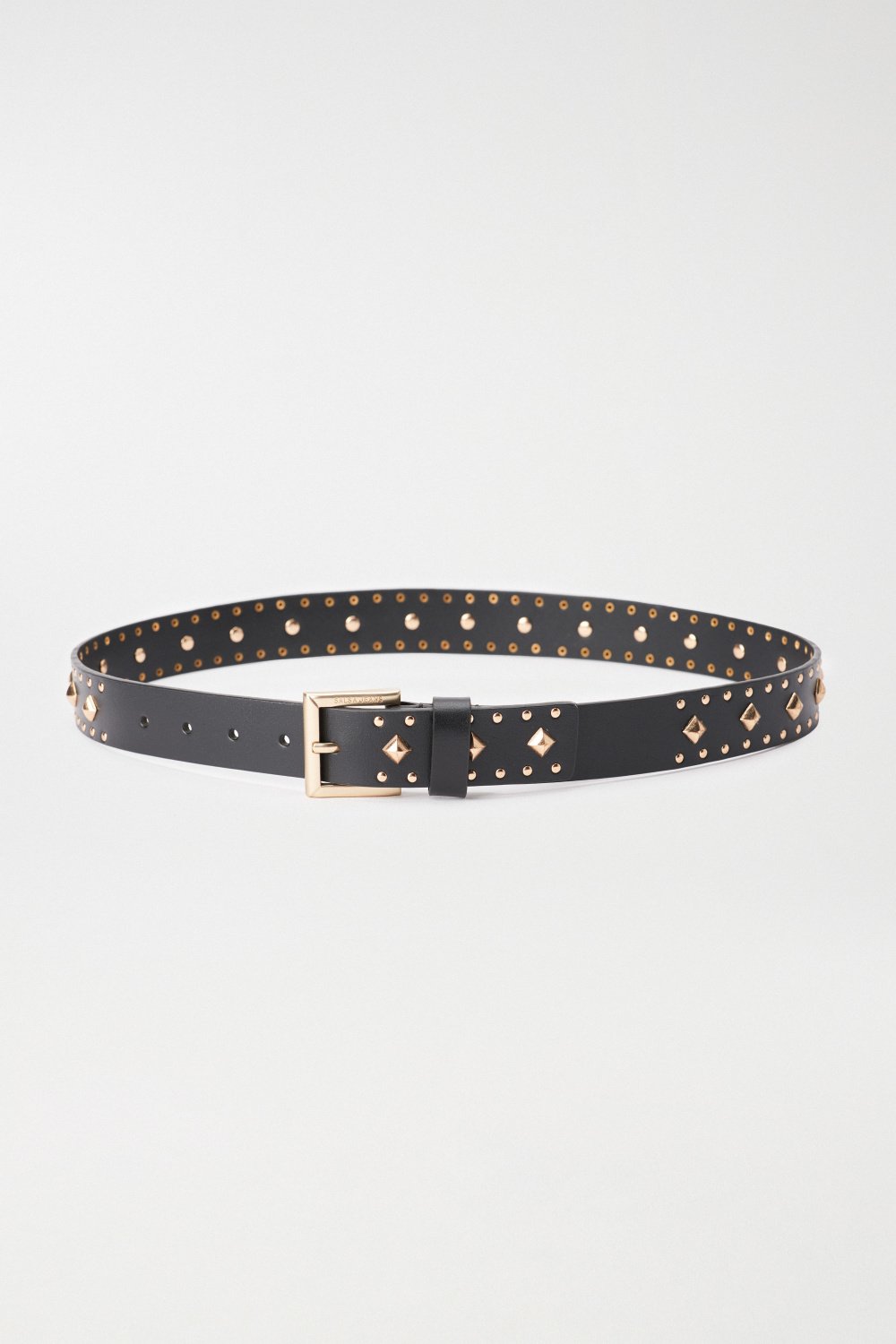LEATHER BELT WITH STUDS - Salsa