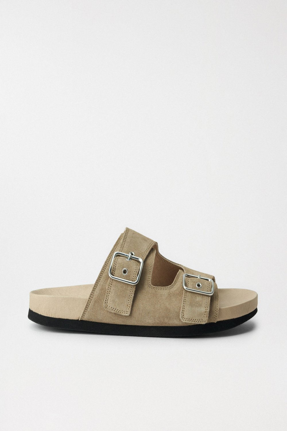 LEATHER SANDALS WITH BUCKLES - Salsa