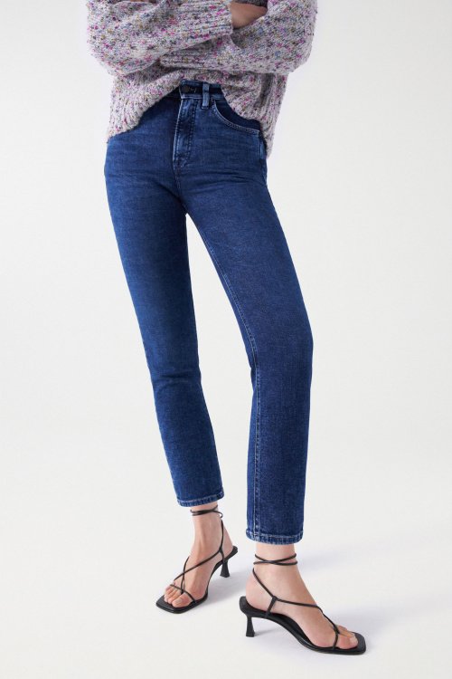 FAITH PUSH IN-JEANS, CROPPED SLIM-PASSFORM