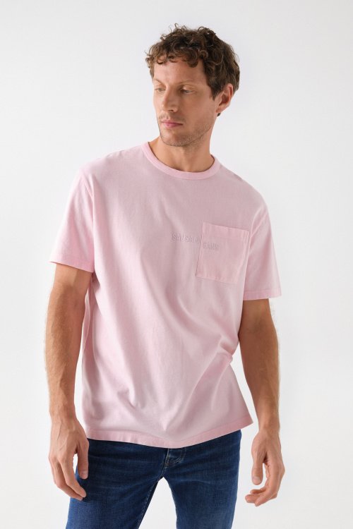 COTTON T-SHIRT WITH POCKET