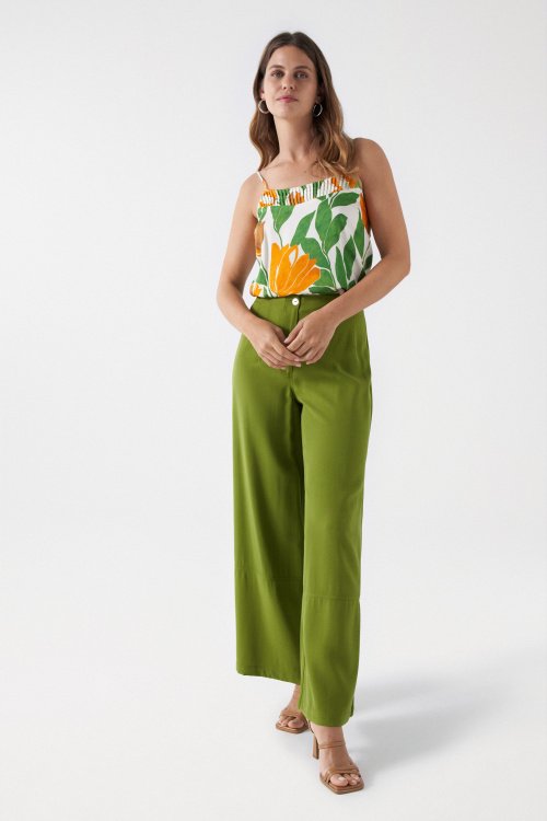FLOWING PALAZZO TROUSERS