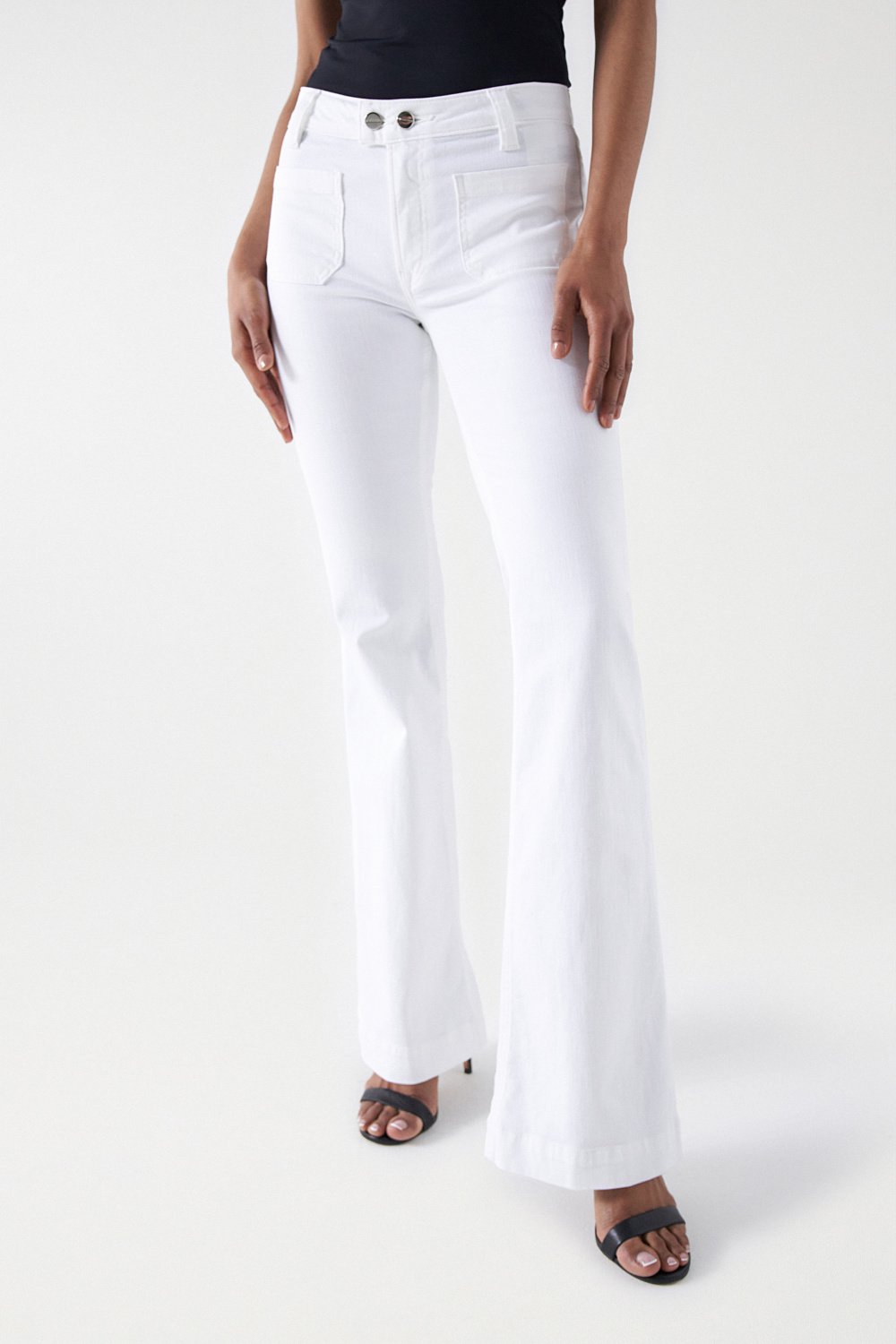 DESTINY PUSH UP FLARE JEANS WITH POCKETS - Salsa