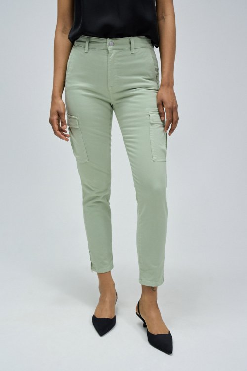 TROUSERS CARGO FAITH PUSH IN CROPPED SKINNY