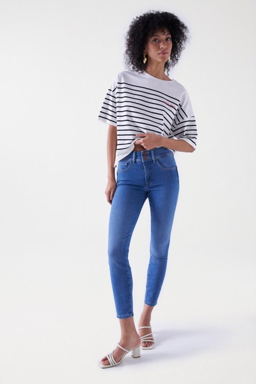 SECRET PUSH IN-JEANS, CROPPED SKINNY-PASSFORM
