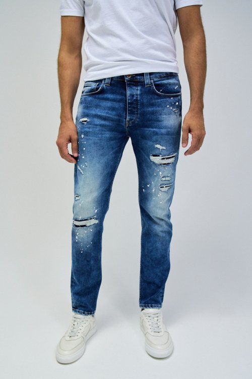 JEANS CRAFTSERIES WITH RIPS