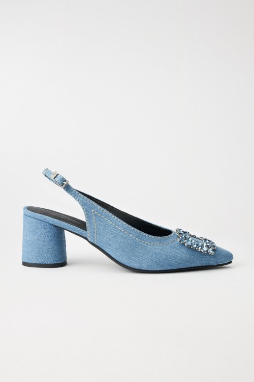 SCHUH SLINGBACK IN JEANS