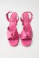 Pink, high-heeled sandals - Salsa
