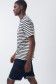 Striped t-shirt with knit effect - Salsa