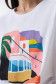Camiseta grfica postal metro - Salsa