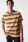 T-shirt with all-over stripe print - Salsa