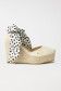 WEDGE-HEELED ESPADRILLES WITH PRINTED STRAPS - Salsa