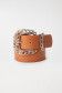 LEATHER BELT WITH METAL BUCKLE - Salsa