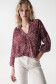 Floral print and lace blouse - Salsa