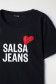 T-SHIRT WITH SALSA LOGO AND HEART DETAIL - Salsa