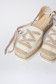 Platform sandals with rope sole - Salsa