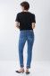 Cropped skinny Push Up Wonder jeans with ribbons at the hem - Salsa