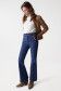 High rise Bootcut jeans with metallic buttons - Salsa