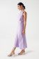 Linen dress with back opening - Salsa