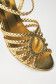 BRAIDED SANDAL IN LEATHER - Salsa