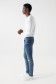 SKINNY JEANS WITH RIPS AND ZIP DETAIL - Salsa