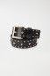 LEATHER BELT WITH STUDS - Salsa