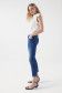 WONDER PUSH UP CROPPED SLIM JEANS WITH RIPS - Salsa