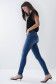 Push Up Wonder-Jeans, Skinny, mit Details am Bund - Salsa