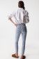 CROPPED SKINNY FAITH PUSH IN JEANS WITH UNBLEACHED DETAIL - Salsa