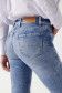 Destiny Push Up-Jeans mit Wascheffekten und Rissen - Salsa