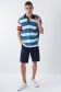 Polo shirt with contrasting stripes - Salsa