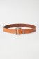 LEATHER BELT WITH METAL BUCKLE - Salsa