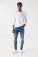 SKINNY JEANS WITH RIPS AND ZIP DETAIL - Salsa