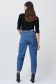 Baggy Cropped Jeans, Slim, dunkle Waschung - Salsa
