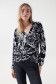 SATIN-FEEL BLOUSE WITH FLORAL PRINT - Salsa