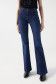 DESTINY PUSH UP FLARE DENIM JEANS WITH PEARLS - Salsa
