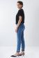 Cropped skinny Push Up Wonder jeans with ribbons at the hem - Salsa