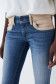 Cropped skinny Push Up Wonder jeans, unbleached at the waist - Salsa